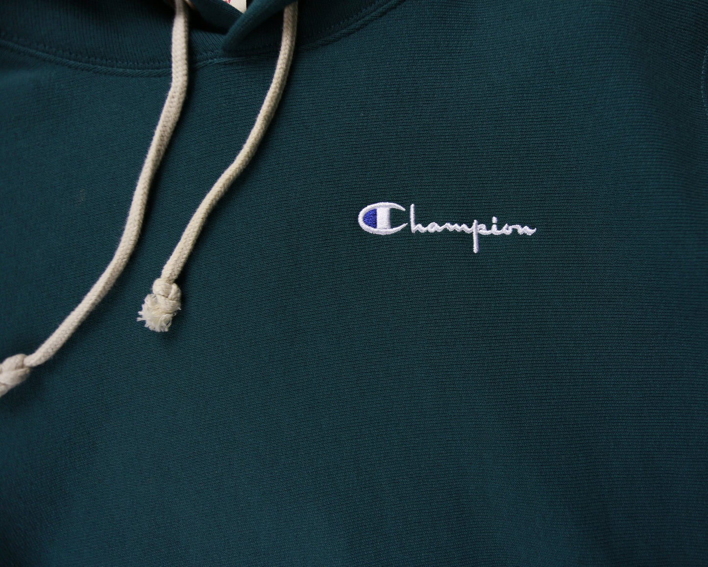Champion Reverse Weave Small Script Hoodie (Jeweled Jade) - XL