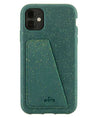 Case iPhone 11- Wallet-Green-Pel@