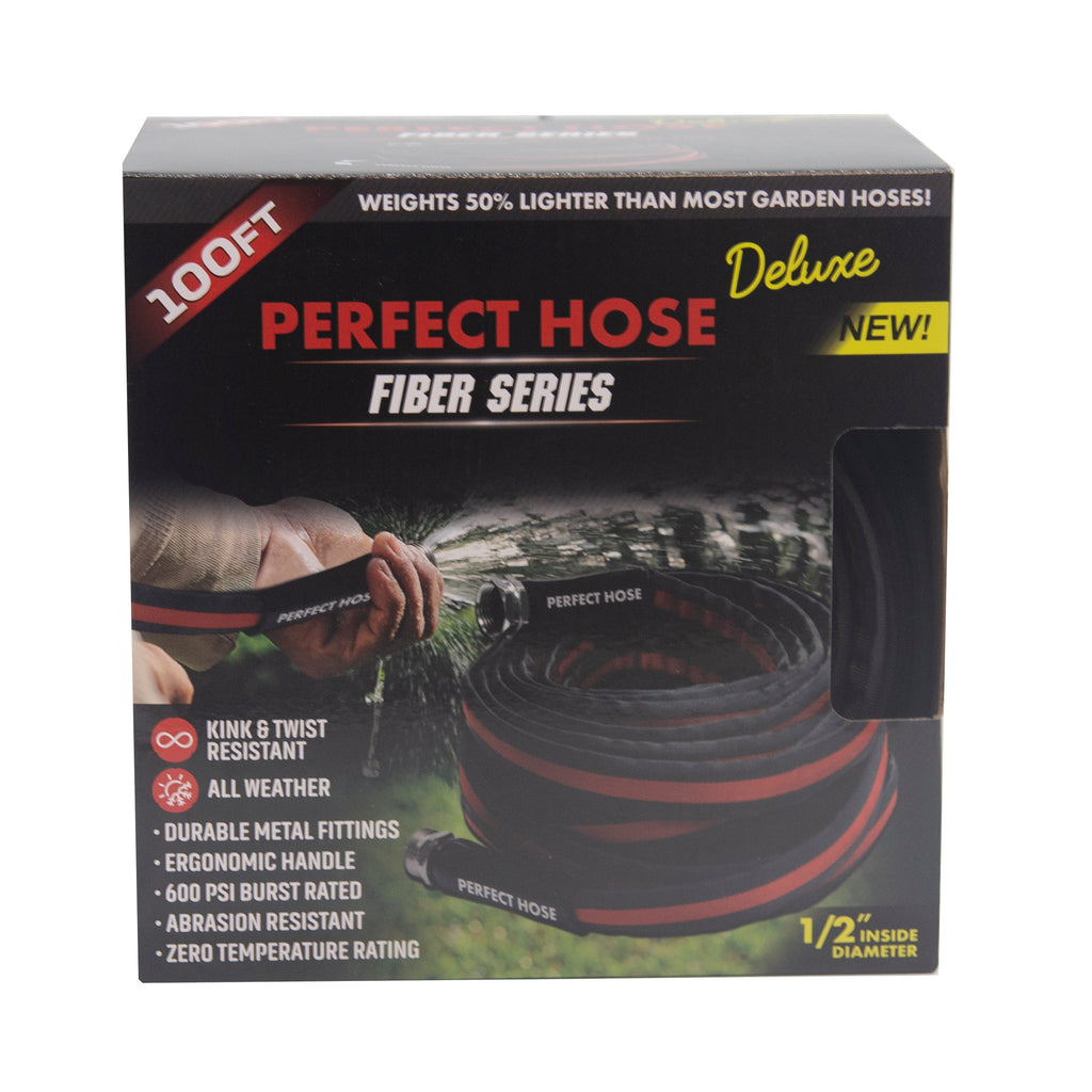 Perfect Hose Deluxe Fiber Optic Series Garden Hose, 100'