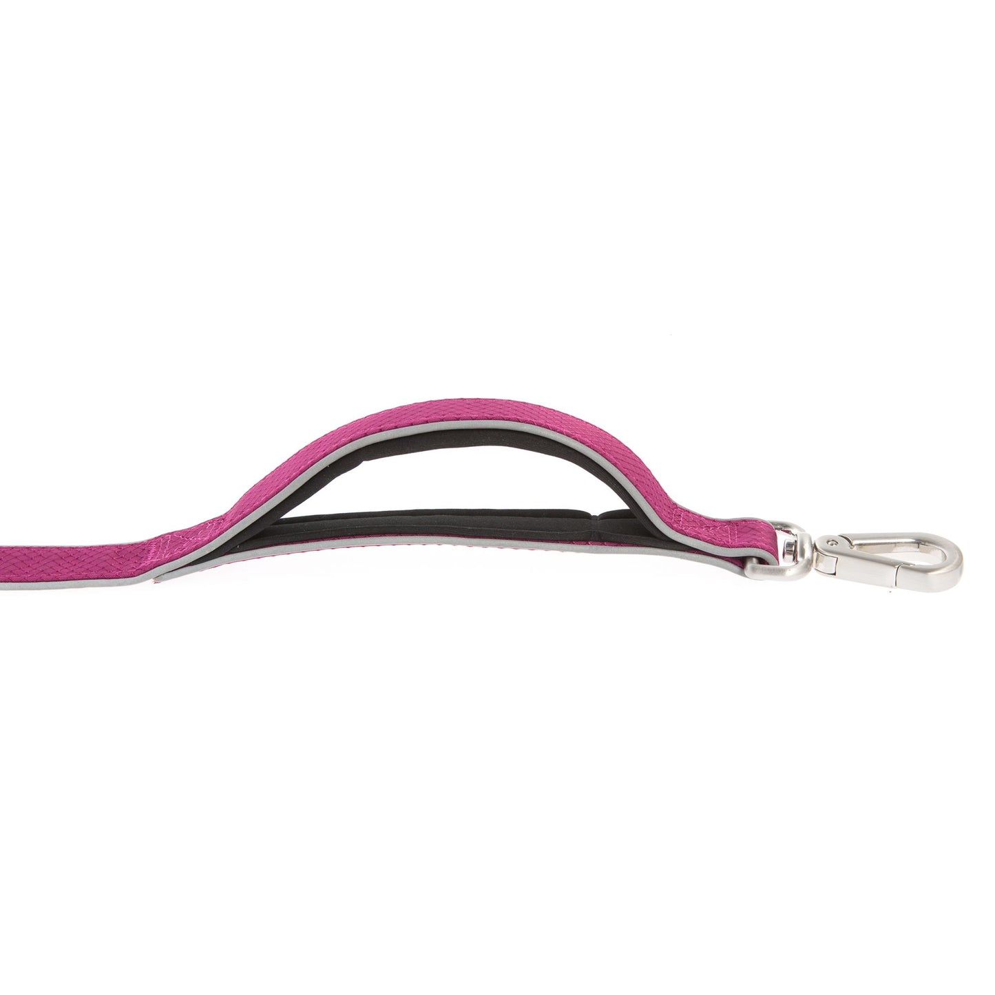 Kong 4' Padded Handle Traffic Dog Leash - Maroon Reflective