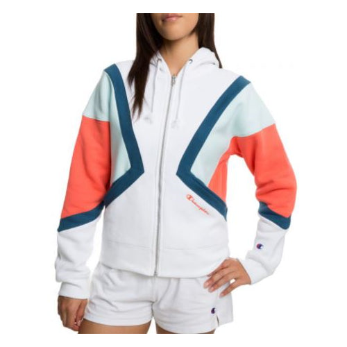 Champion Reverse Weave Colorblock Zip Hoodie - Large