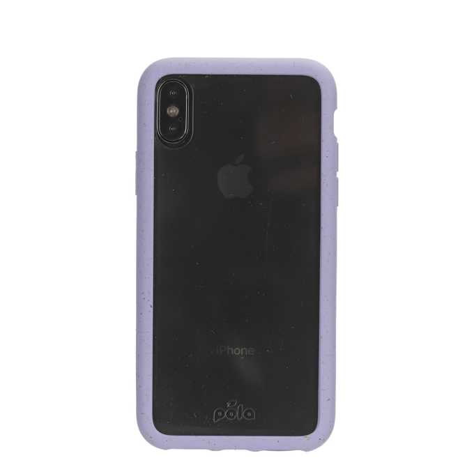 Case Iphone XS - Wisteria-Purple-Clear-Pela