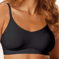 (3 Pack) Dream by Genie Seamless Bra in Black, 1X