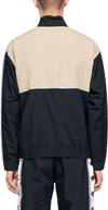 Champion Reverse Weave Full Zip Sweatshirt - Black/Beige - Large