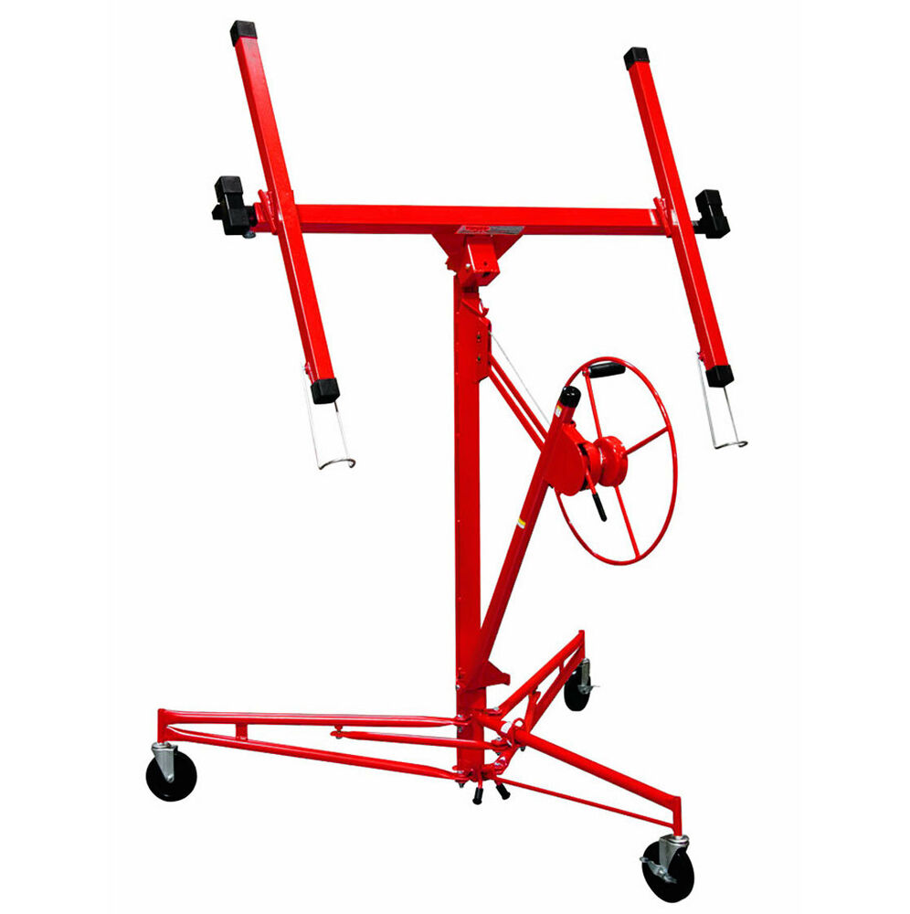 Troy Professional Rolling Drywall and Panel Lifter Hoist 11'