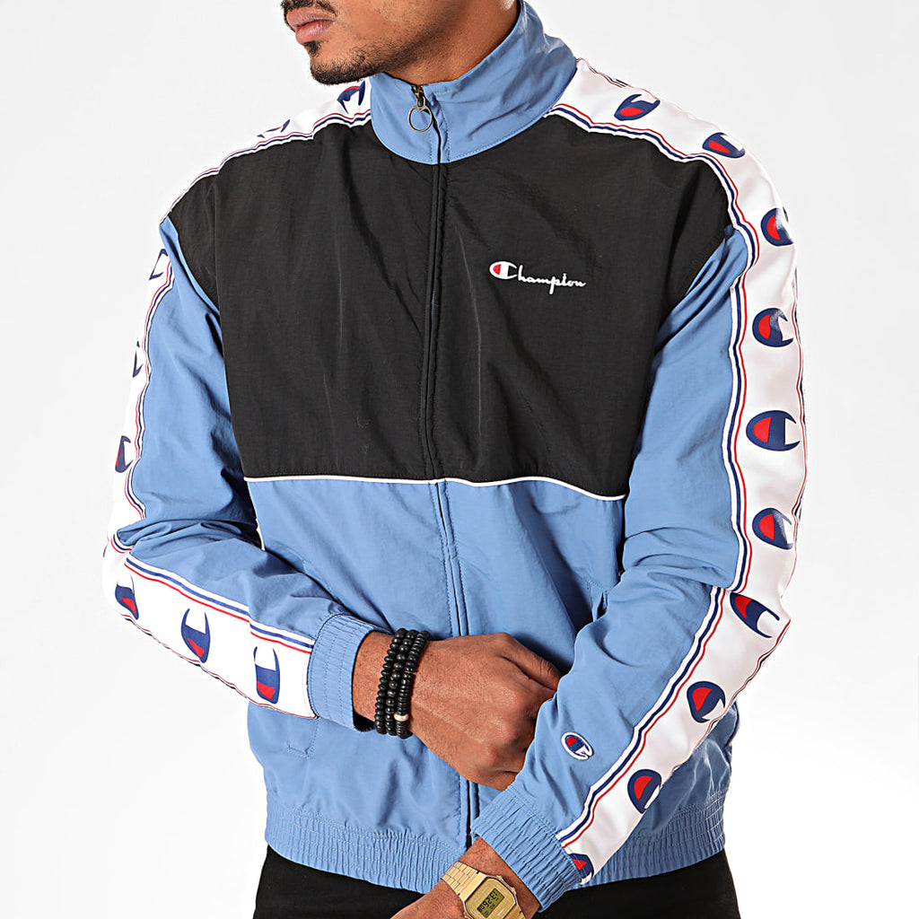 Champion Zipped Light Blue Jacket - X-Large