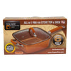 Square Copper Pan Pro All in 1 Pan For Stove Top & Oven - Mail Order Brown Box