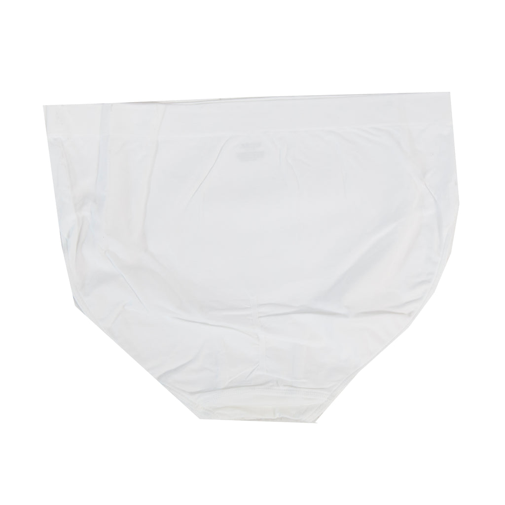 (3 Pack) Genie Slim Panties 360 Slimming Panty Underwear White, Small