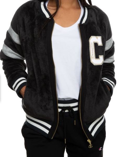 Champion Women's Faux Fur Jacket - Medium