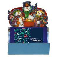 Walnut Creek Snowmen Card Holder