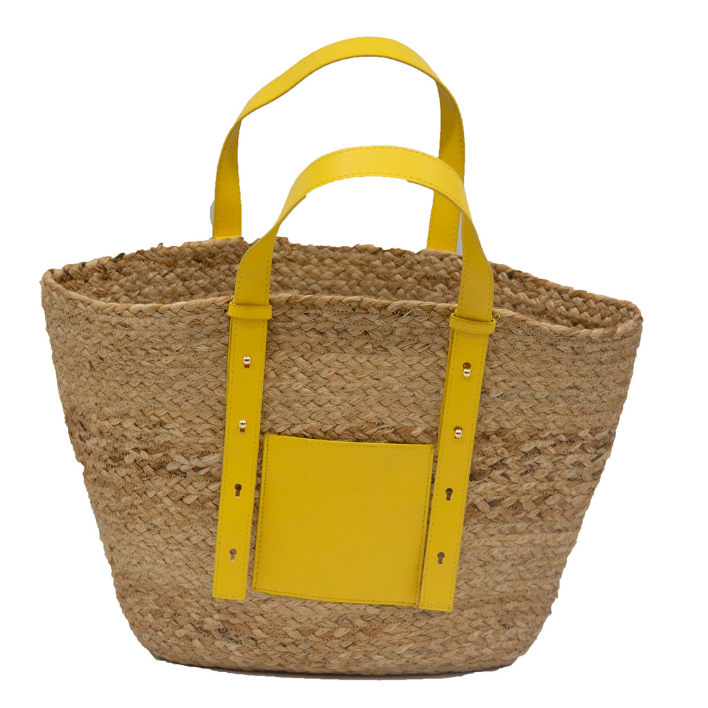 Handmade Woven Bag Yellow