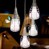 Diesel with Foscarini Cage Mic Suspension Pendant Lamp H.78, White