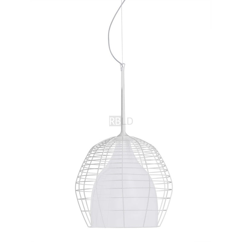 Foscarini By Diesel Collection - Small Cage Pendant, White