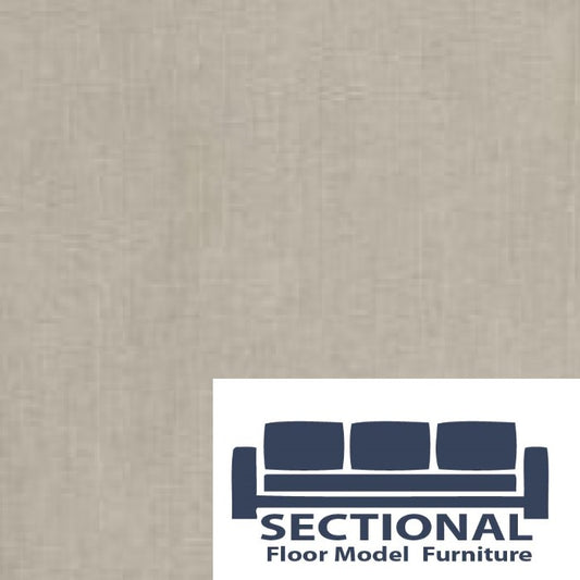Sectional Seat Cover 3 Piece Set - Taupe Combed Chenille - Floor Model