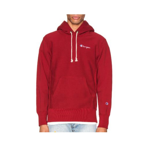 Champion Reverse Weave Small Script Hooded Sweatshirt - Medium