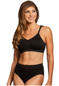 (2 Pack) Dream By Genie Seamless Bra - Black - Medium