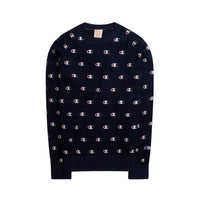 Champion Crewneck Reversed Weaved Sweatshirt Navy - XL