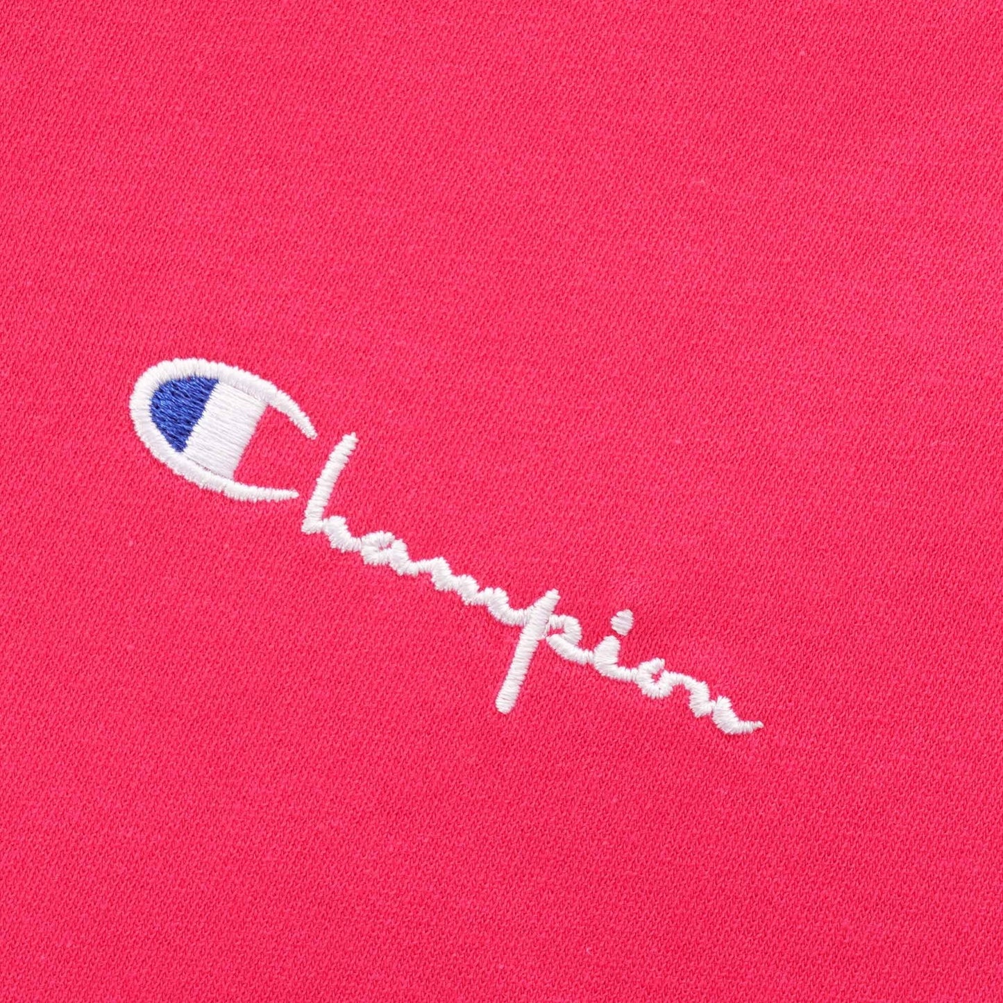 Champion Reverse Weave Script Crewneck Tee - Pretty Coral - Medium