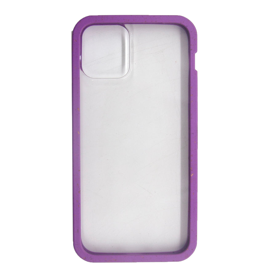 Case Iphone 12 Mini- Pela-Clear-Purple- Pela