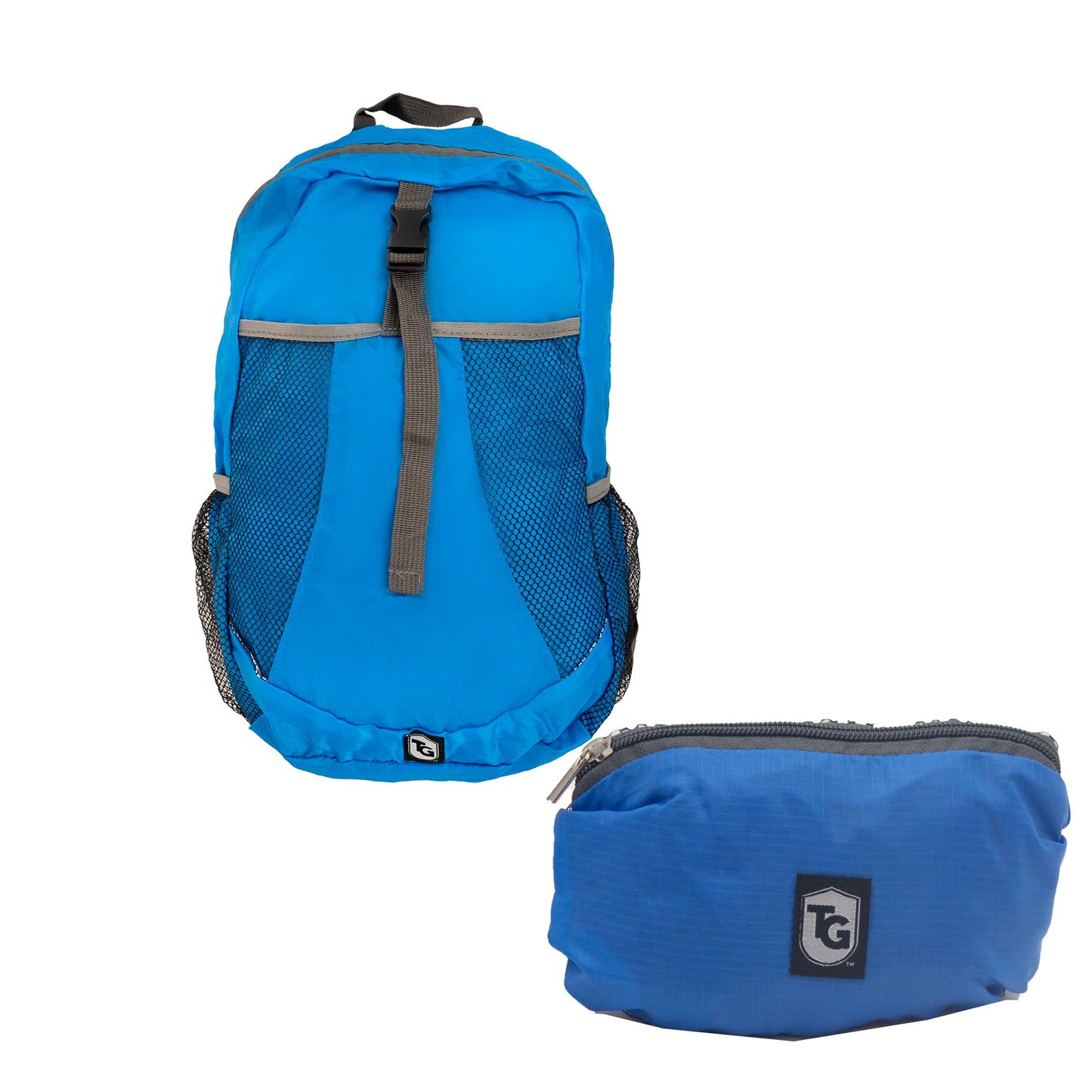 BackPack Bliss Trek Folded- Blue