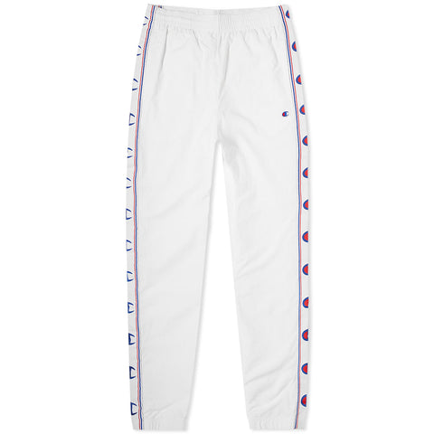 Champion Reverse Weave Taped Elastic Cuff Joggers - White - Medium