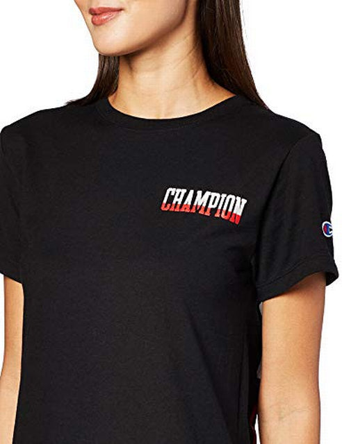 Champion Women's Original 3 Color Script Tee - Large