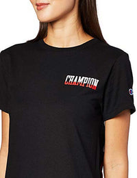 Champion Women's Original 3 Color Script Tee - Large