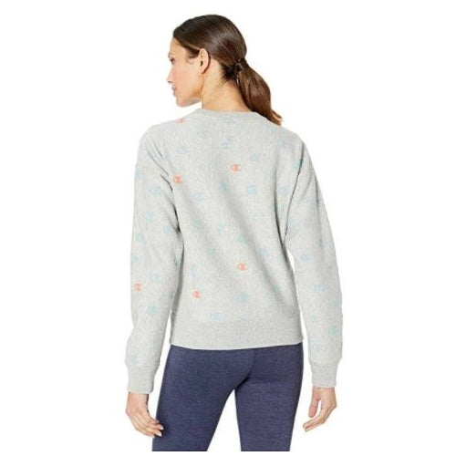 Champion Women's Reverse Weave Pattern Crew Sweatshirt - Medium