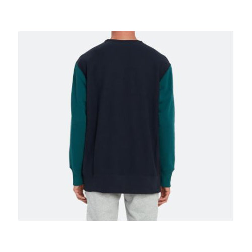 Champion Reverse Weave Color Block Crewneck Sweatshirt - Large