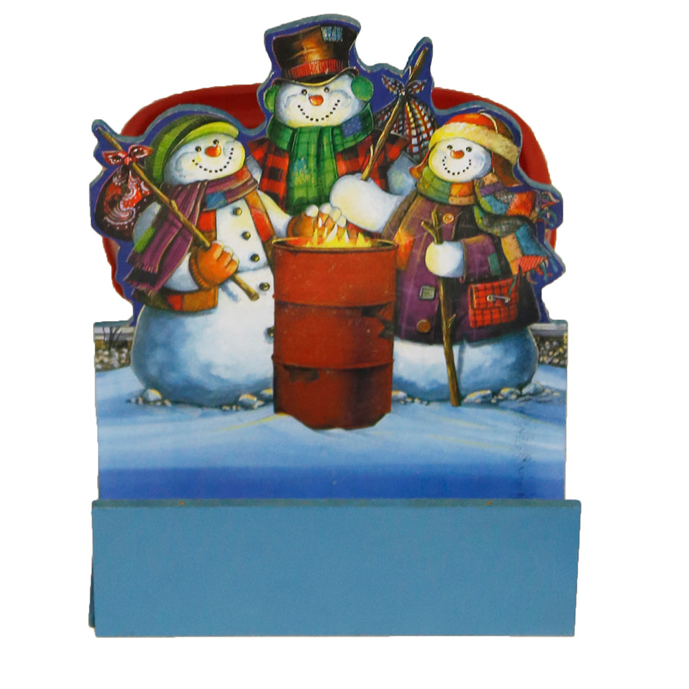 Walnut Creek Snowmen Card Holder